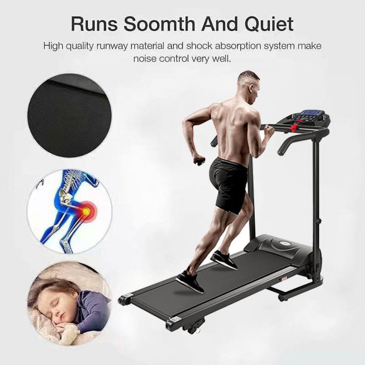Treadmill running belt with cushioned multi-layer design