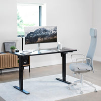 Thumbnail for Height Adjustable Desk Table 140CM