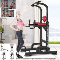 Thumbnail for Chin Up Pull Up Chin Up Station Power Tower with Boxing