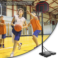 Thumbnail for Adjustable Portable Basketball Hoop 2.1 M