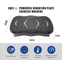 Thumbnail for Vibration plate exercise machine showing preset modes
