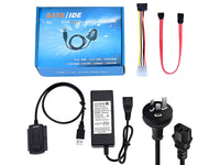 Thumbnail for USB to SATA Converter USB 2.0 to SATA or IDE Hard Drive Adapter