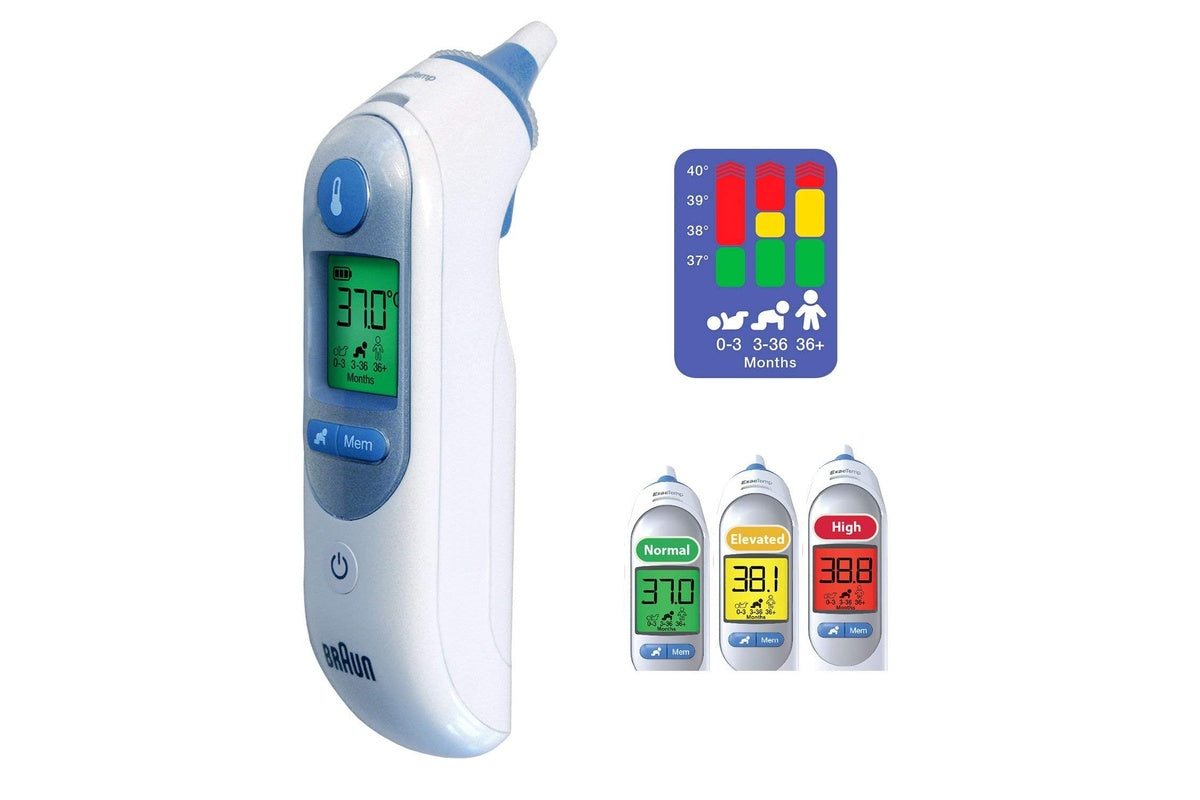 Thermometer with user manual
