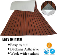 Thumbnail for Marine Carpet Teak Boat Flooring Mat EVA