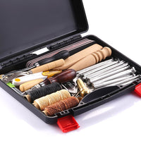 Thumbnail for 59PCs  Leather Craft Tools Kit Tools DIY Groover Punch Kit Stiching Carving Craft Sewing