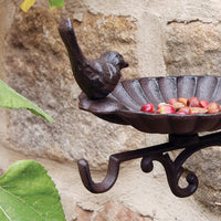 Thumbnail for Cast Iron Rustic Brown Two Birds Bath