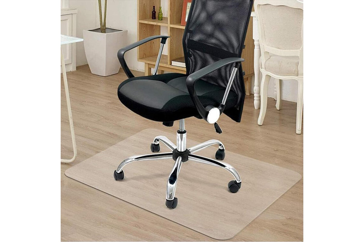 Chair mat packaging and product label