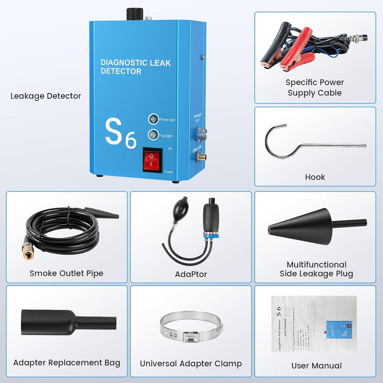 Smoke Leak Detector Automotive Tools