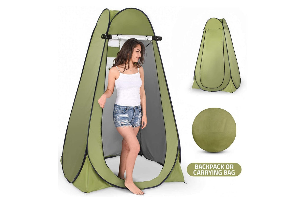 Camping shower tent portable and lightweight design