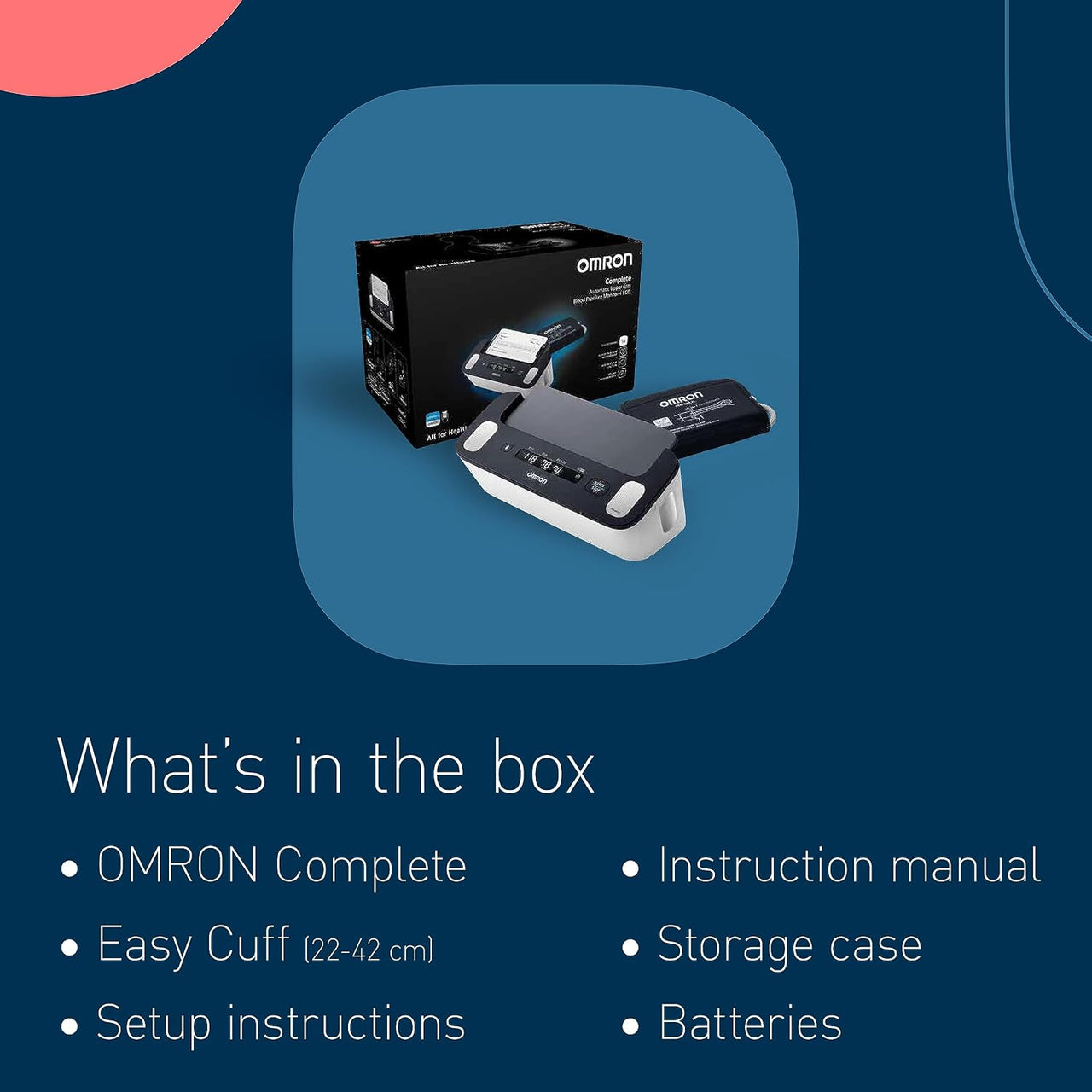 OMRON Complete blood pressure and ECG monitor