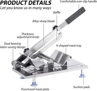 Thumbnail for Meat Slicer Stainless Steel Frozen Meat Cutter