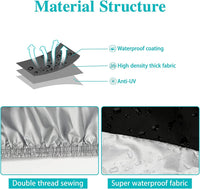 Thumbnail for Motorcycle Cover,Motorbike Cover 2XL