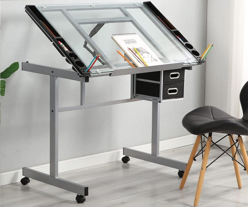 Attachable Draft Table Adjustable Drafting table Drawing Craft Table – Homyspire
