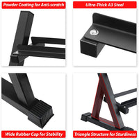 Thumbnail for 3-Tier Dumbbell Rack for Home Gym
