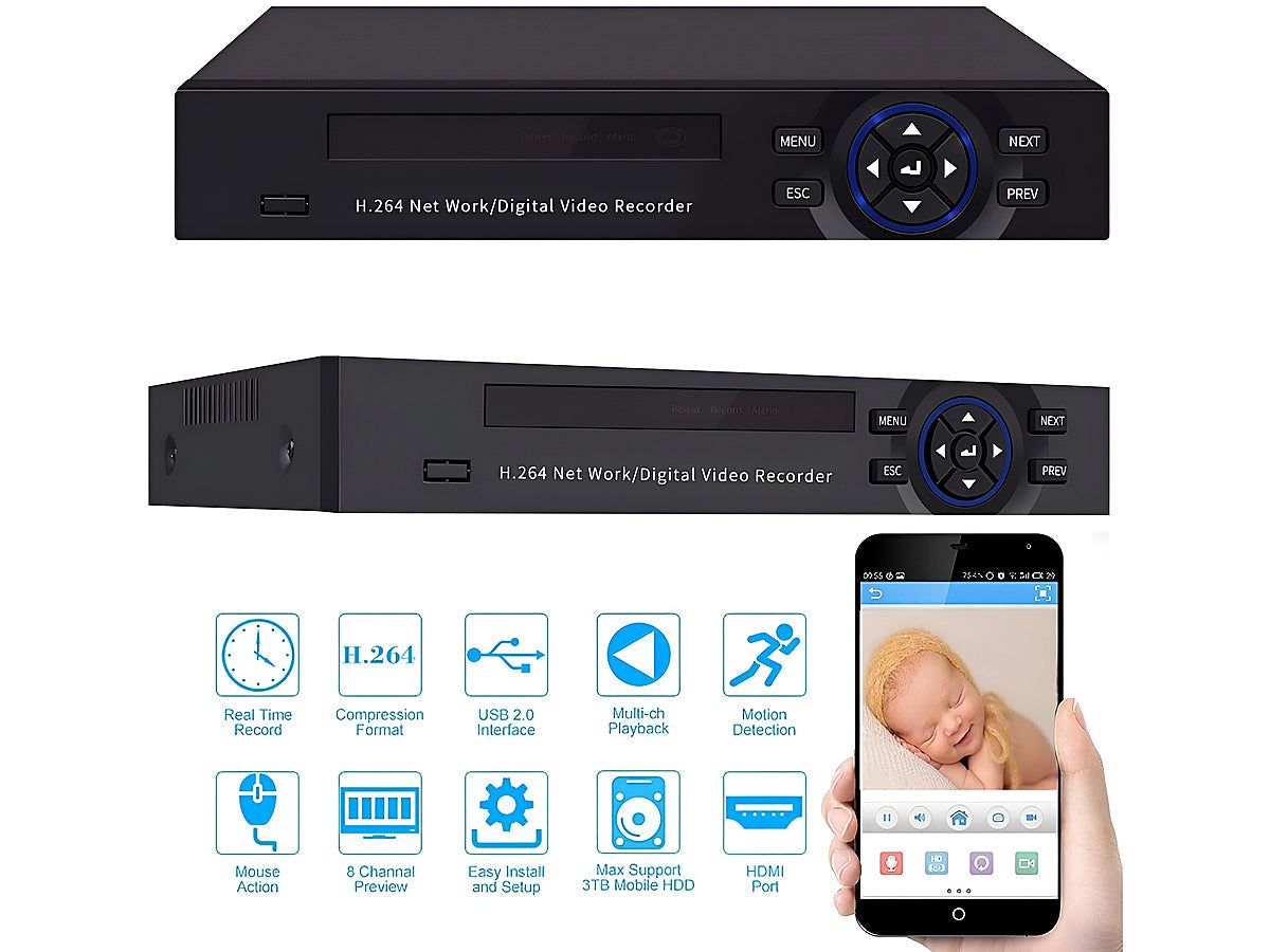 DVR recorder CCTV 4 Channel