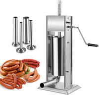 Thumbnail for Sausage stuffer partially detached for refilling