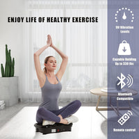 Thumbnail for Bluetooth speaker feature on vibration plate exercise machine