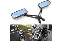 Thumbnail for Side view of aluminium mirror with mounting bolt
