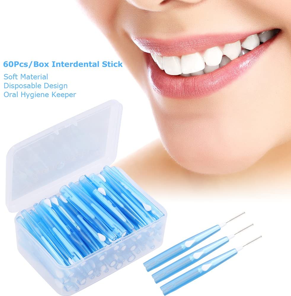 Compact interdental brushes for travel