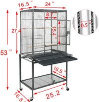 Thumbnail for Bird Cage Parrot Aviary Perch Carrier