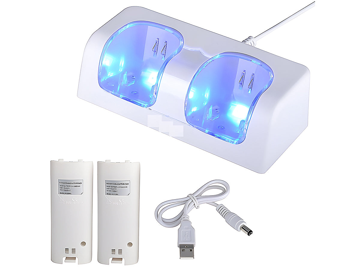 Dual wii battery charger