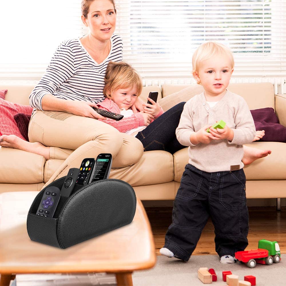 Phone TV Remote Control Tools Storage Box Home Desktop Desk Organizer Holder
