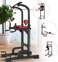 Thumbnail for Chin Up Pull Up Chin Up Station Power Tower with Boxing