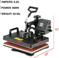 Thumbnail for Digital Heat Press Machine Transfer T-Shirt Printer