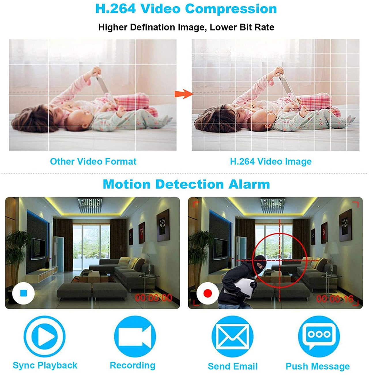 DVR compatible with CVBS