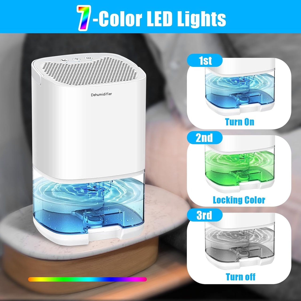 Mini Dehumidifier Portable