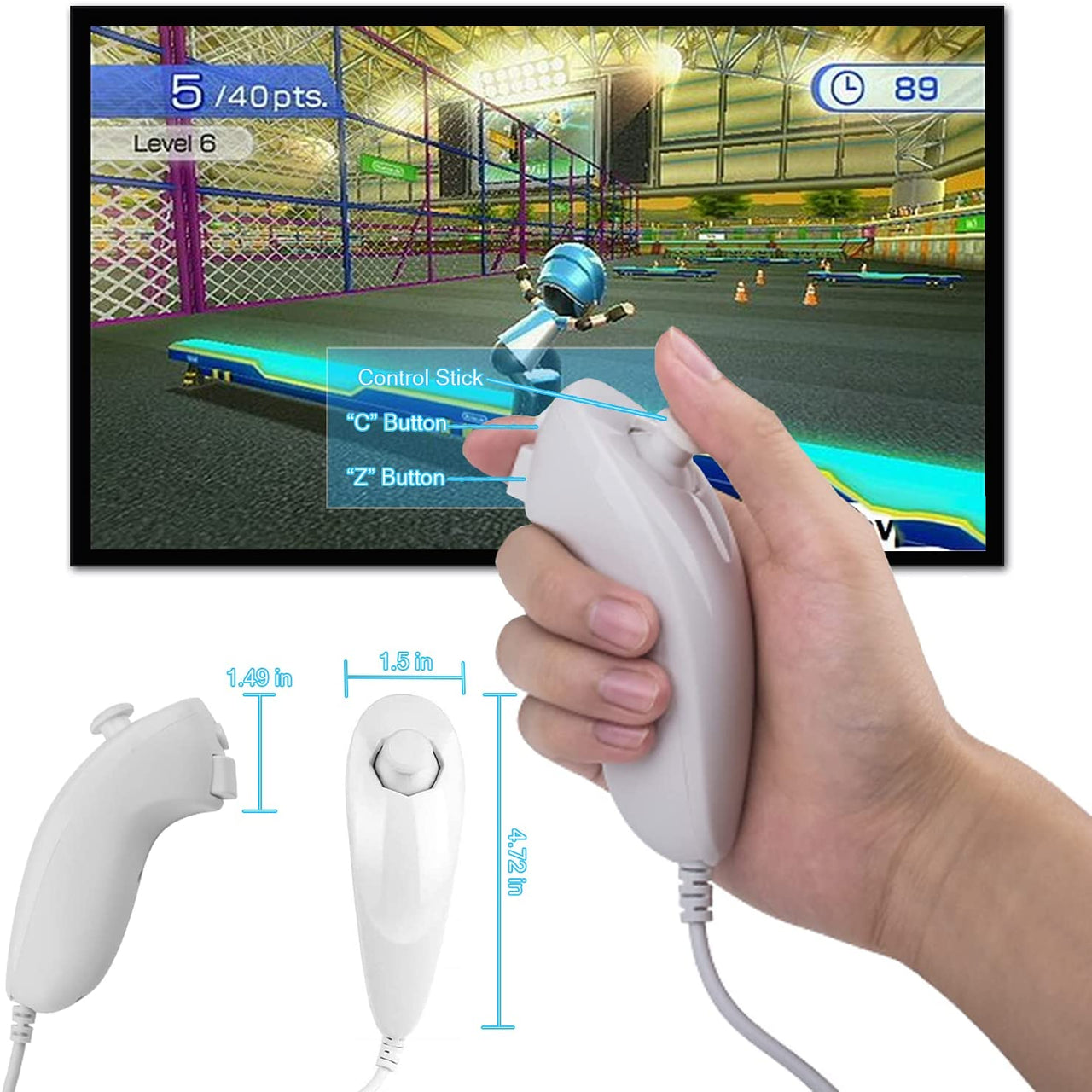 Wii Remote And Nunchuck Controller Replacement