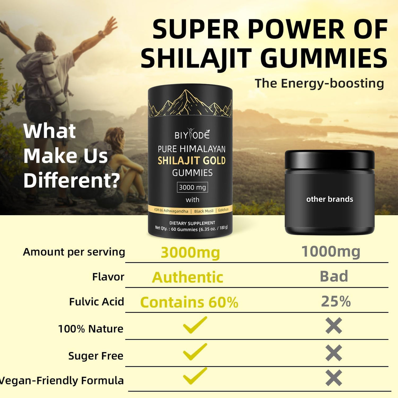 Himalayan Shilajit Gummies 120 Gummies
