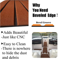 Thumbnail for Marine Carpet Teak Boat Flooring Mat EVA