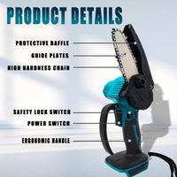 Thumbnail for Mini Chainsaw Cordless Power ChainSaws