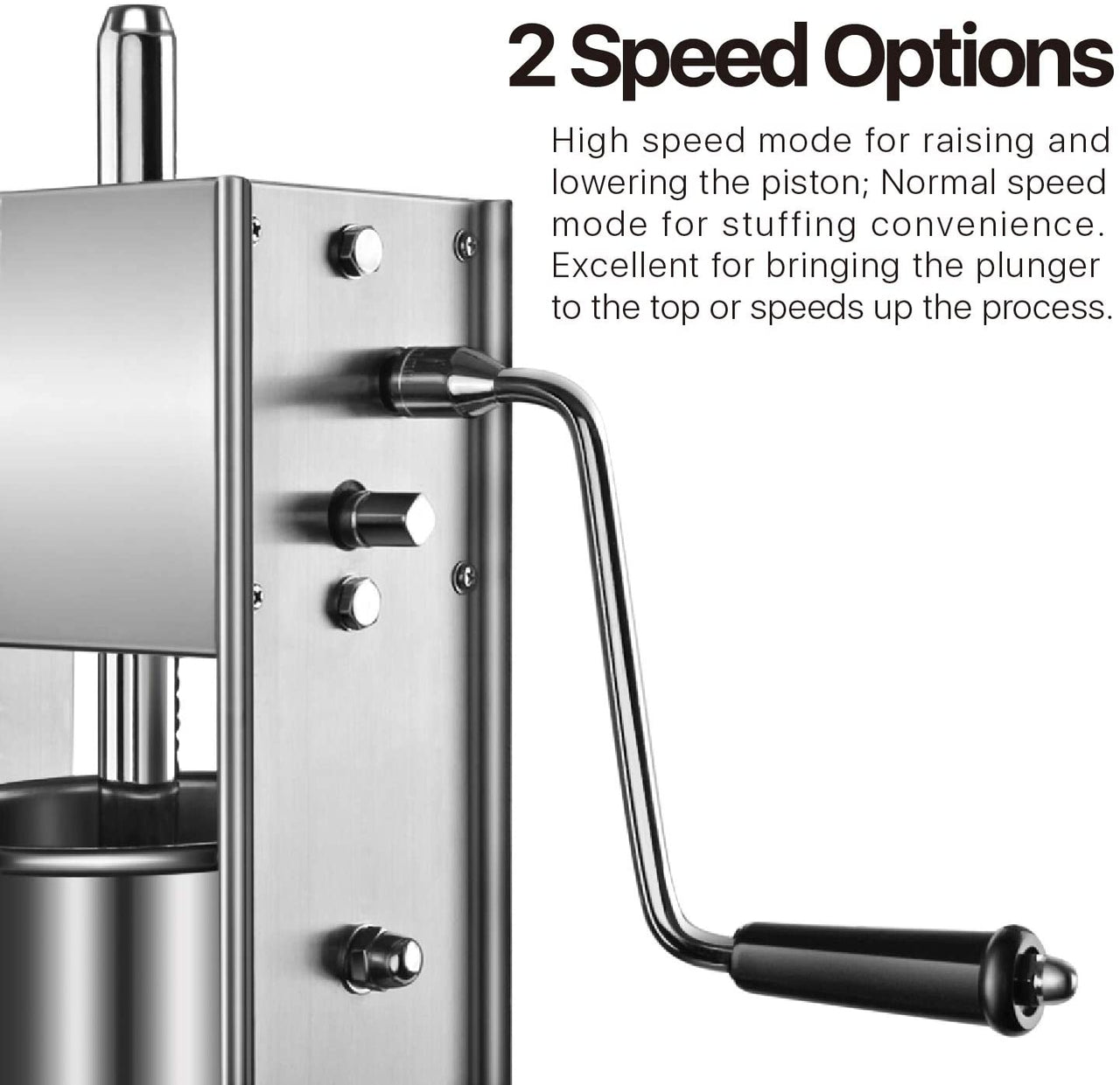 Sausage maker fully detached for cleaning