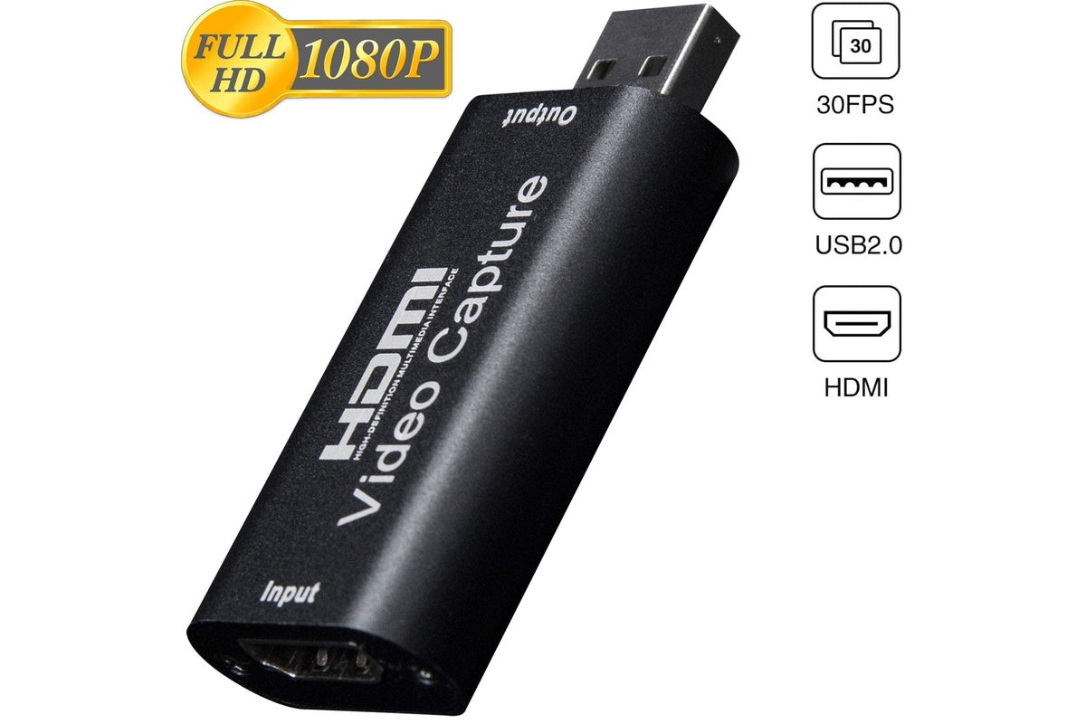 Capture card showing HDMI input port detail