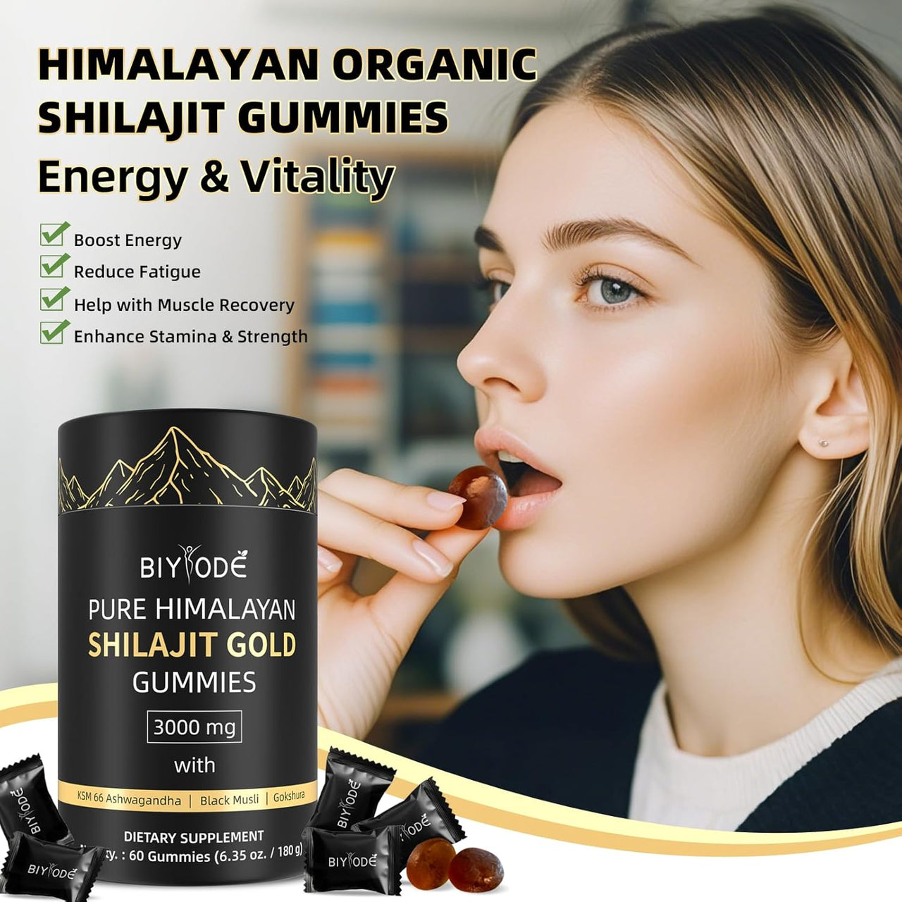 Himalayan Shilajit Gummies 120 Gummies