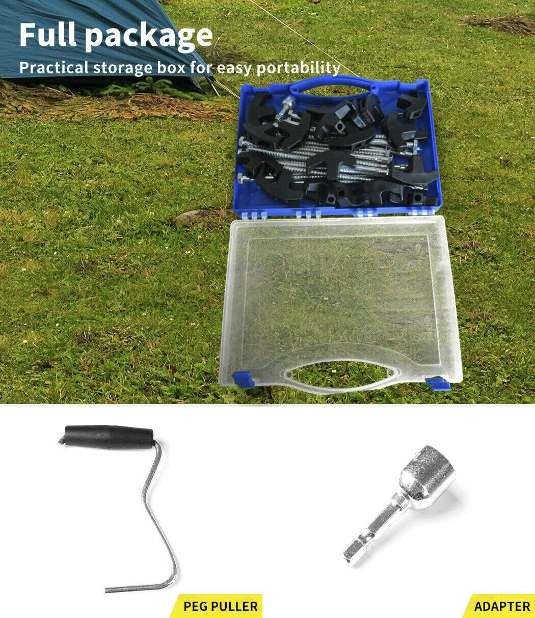 20Pcs Camping Tent Pegs