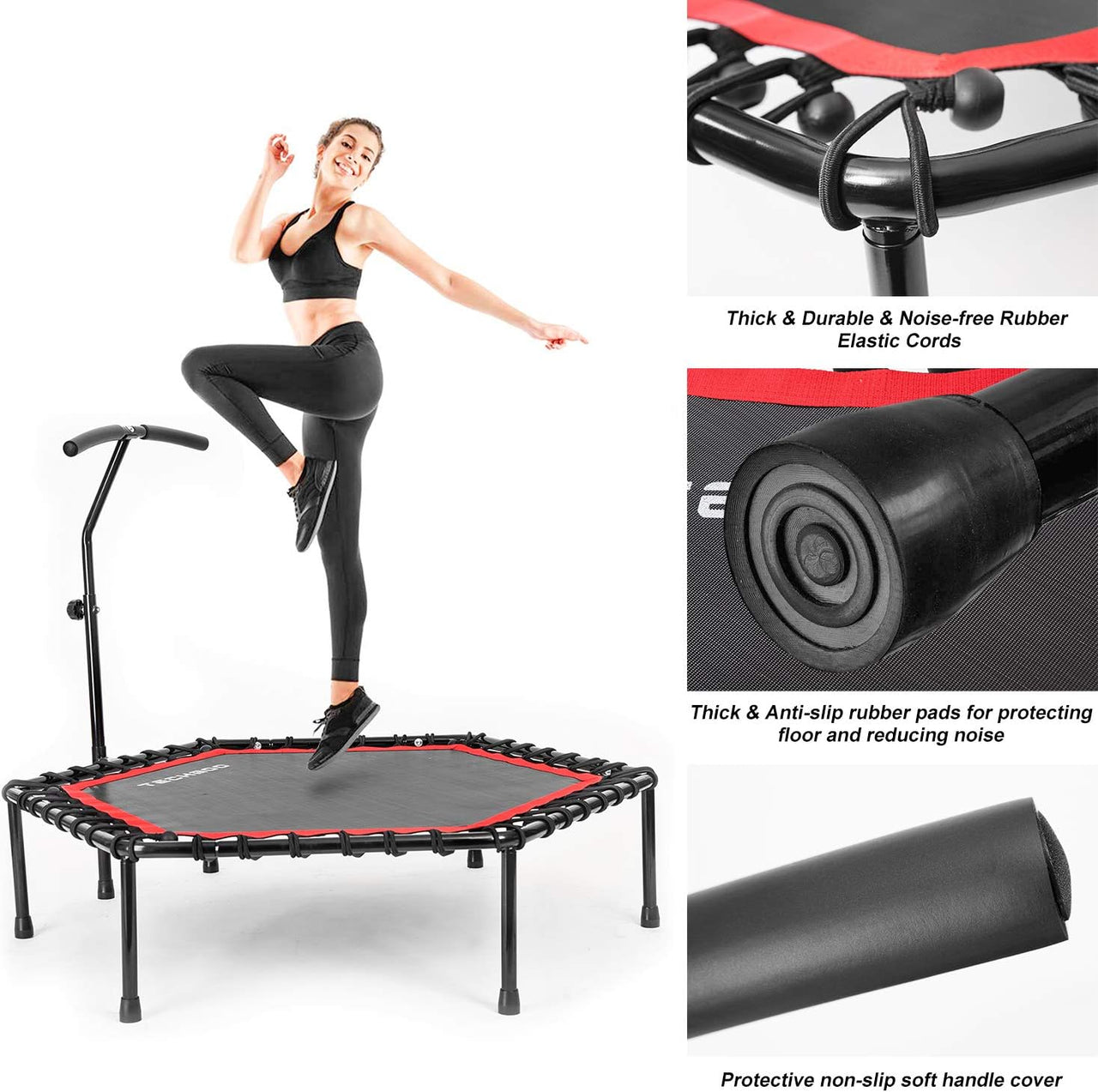 Mini Trampoline Rebounder 50Inch