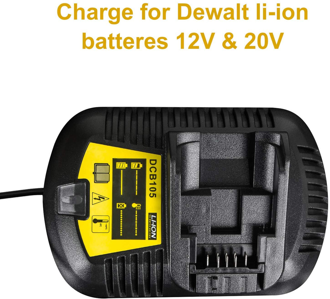 DeWalt DCB105 charger for fast battery charging