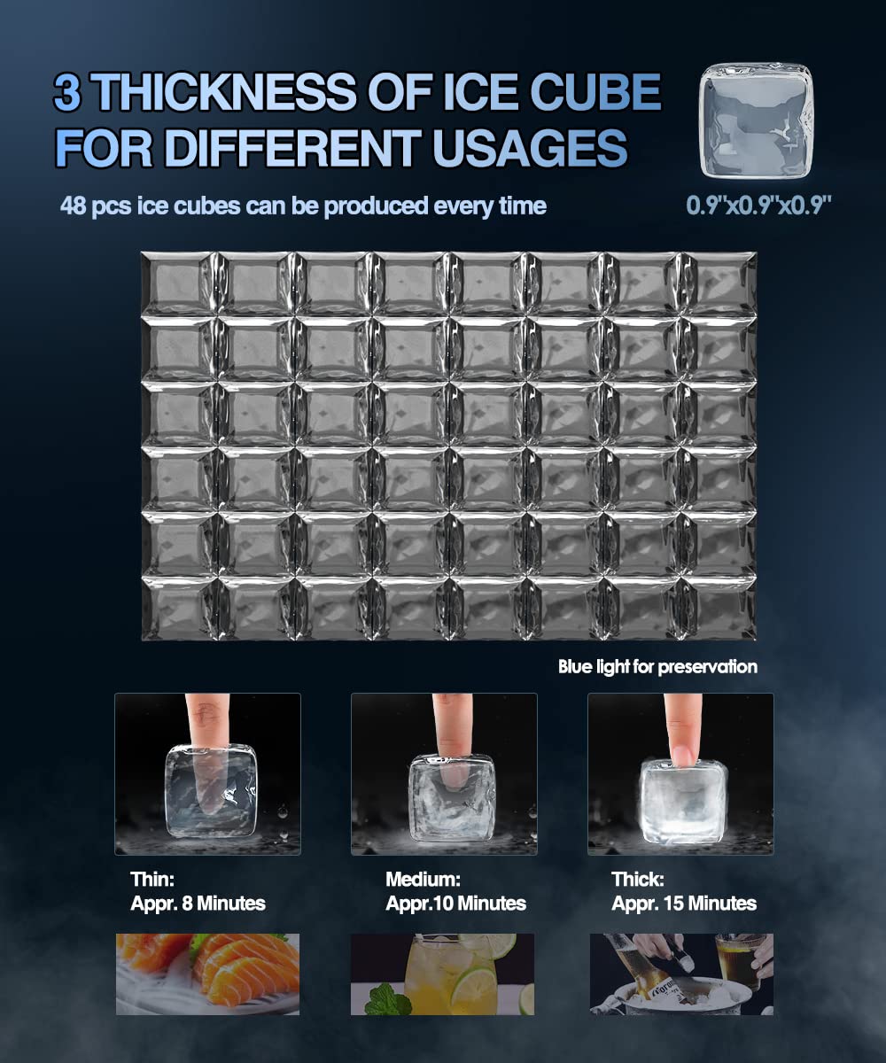 60kg Commercial Ice Cube Maker