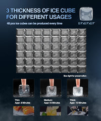 Thumbnail for 60kg Commercial Ice Cube Maker