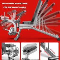 Thumbnail for Adjustable FID Sit Up & Weight Bench