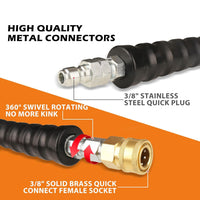 Thumbnail for Hose attached to water blaster spray gun