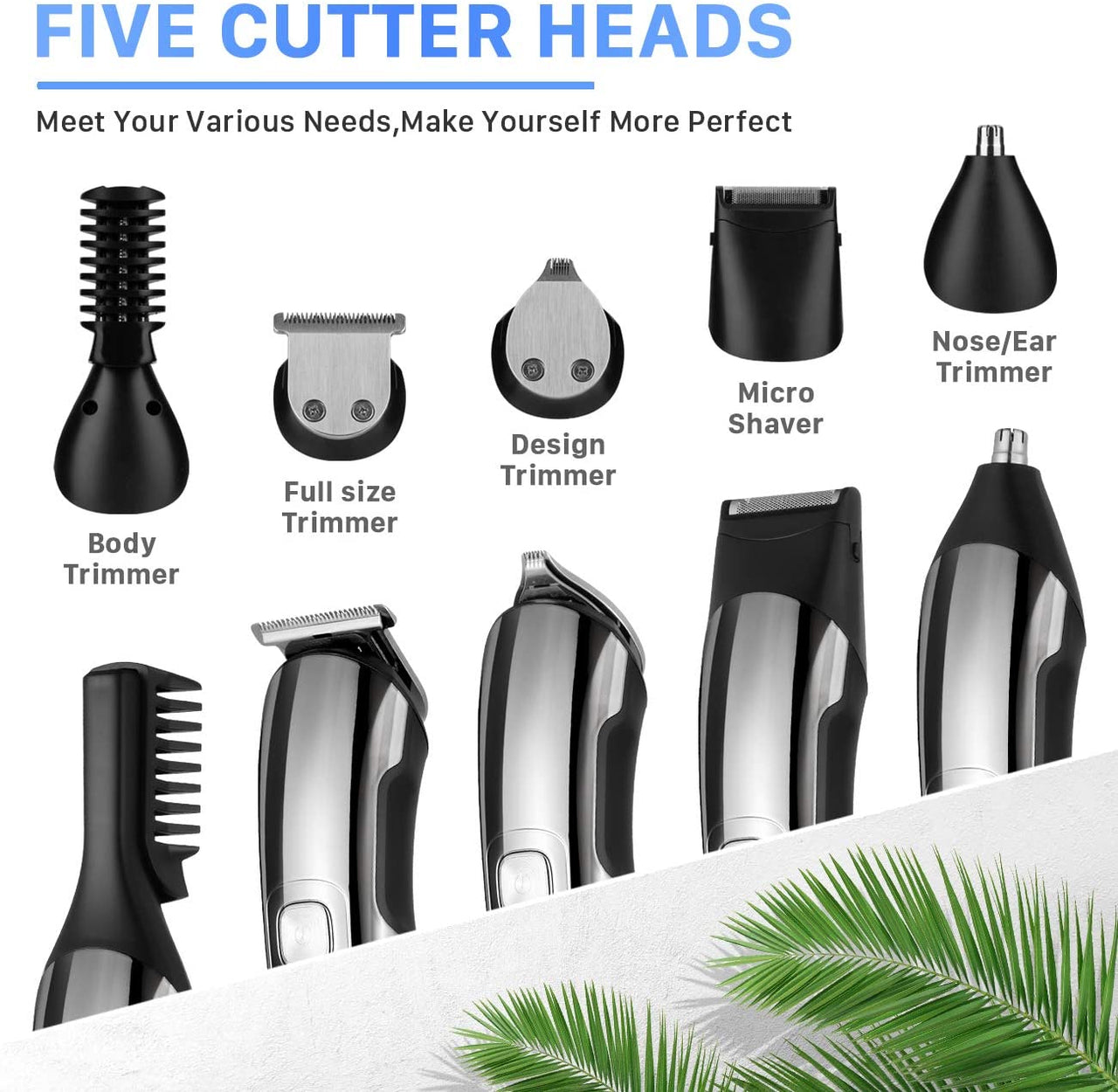 Hair Trimmer Shaver Clippers Cordless