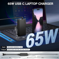 Thumbnail for 65W Lenovo Laptop Charger Type C