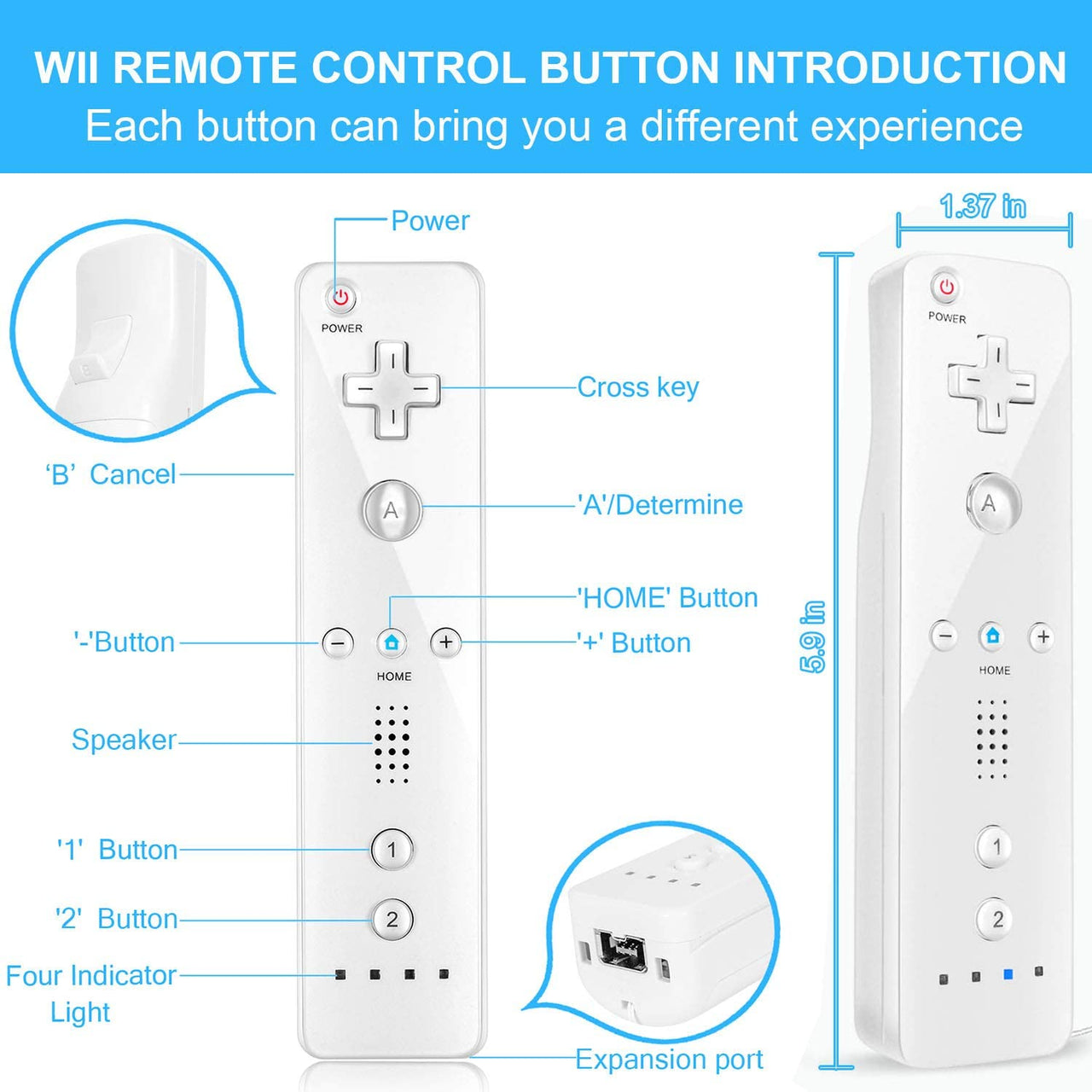 Wii Remote And Nunchuck Controller Replacement