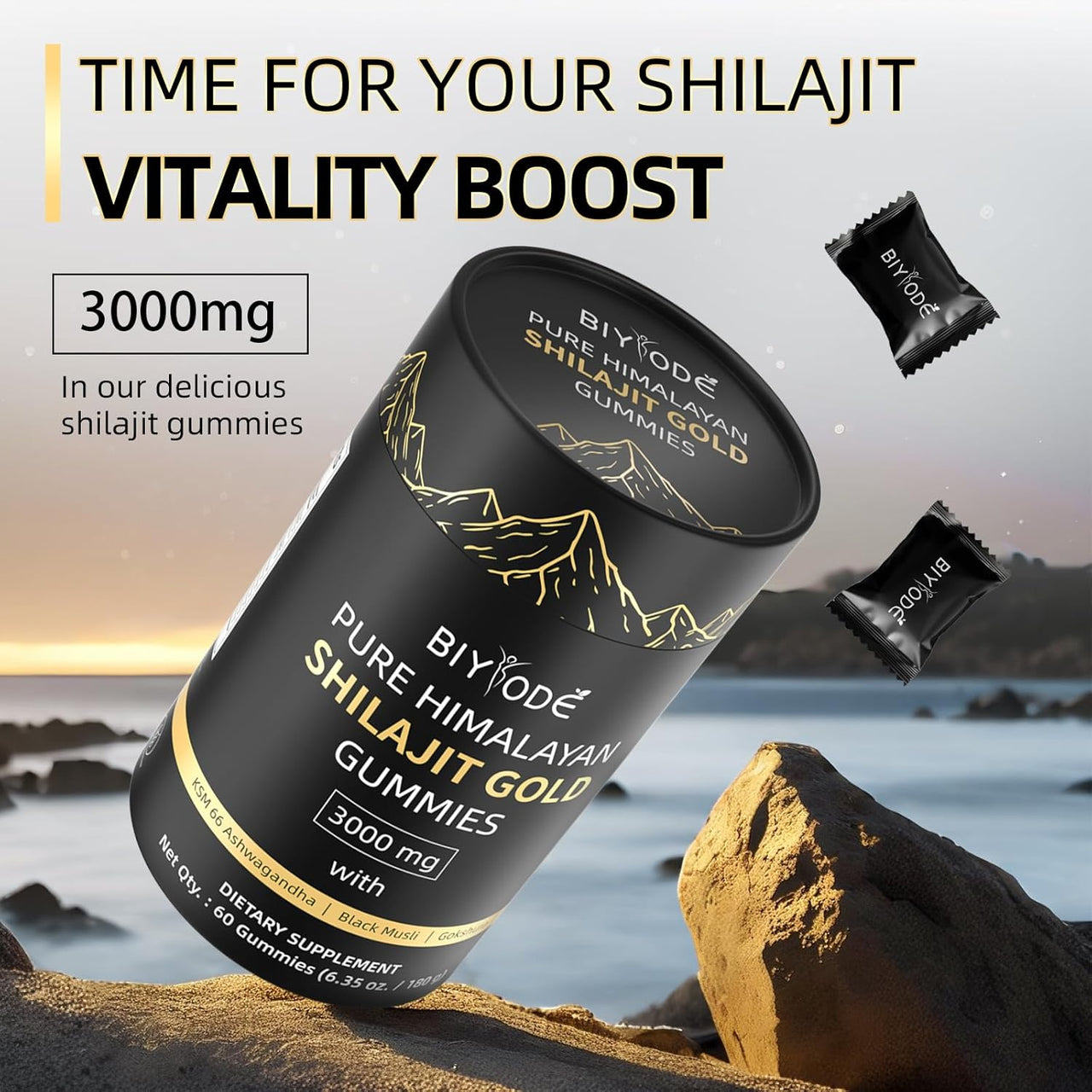 Himalayan Shilajit Gummies 120 Gummies