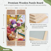 Thumbnail for Puzzle Table Craft Board Game Table Jigsaw Game Table