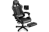 Thumbnail for Gaming chair office chair black with removable neck pillow